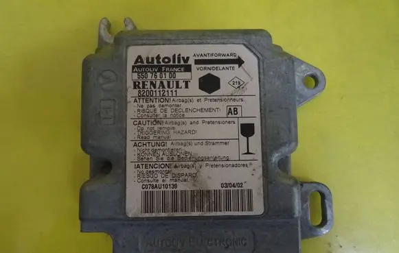 Renault Kangoo I Airbag control unit/module 550760100 8200112111