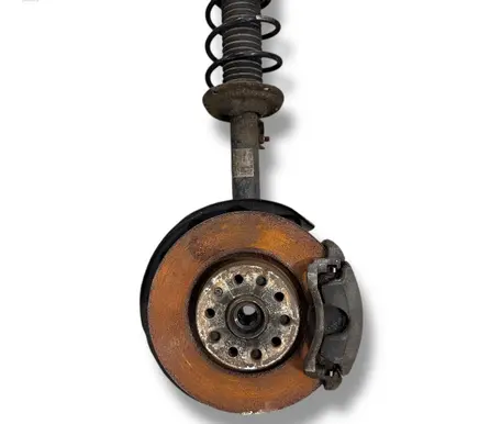 Front wheel hub spindle knuckle