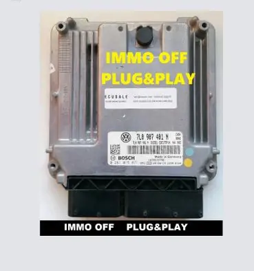Volkswagen Touareg I Engine control unit/module ECU 0281015871 7L0907401H 7L0907401N