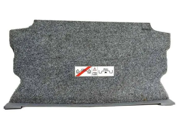 BMW 3 E92 E93 Trunk/boot lower side trim panel 7124294 712429409 16631410