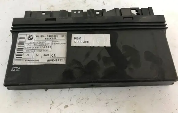 BMW 5 E60 E61 Comfort/convenience module 6938530 6939400 5WK49111