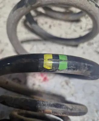 Rear coil spring