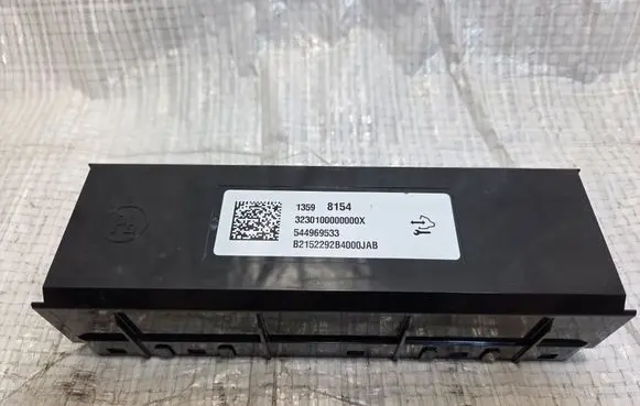 Opel Astra K Air conditioning/heating control unit 13598154