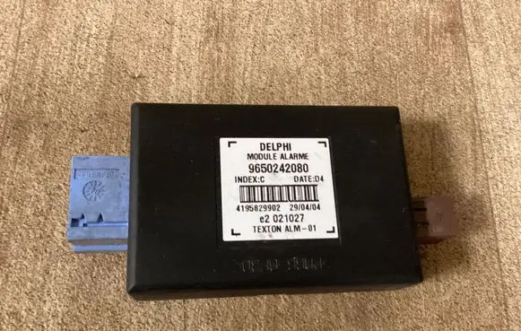 Peugeot 307 CC Alarm control unit/module 9650242080 4195829902 E2021027