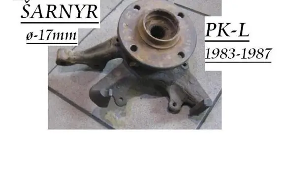 Volkswagen Golf II Front wheel hub spindle knuckle VW348792