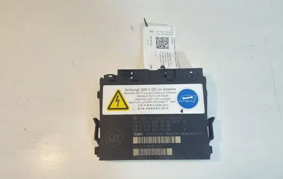 Mercedes-Benz S W221 Seat control module A2169001400 A2168204326