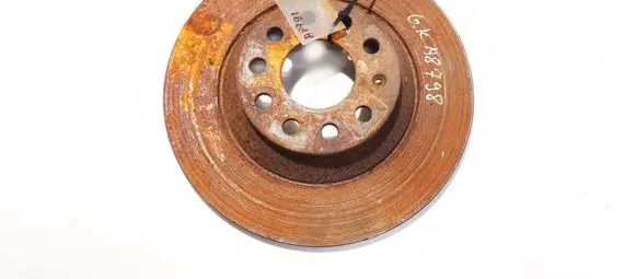 Audi A6 S6 C6 4F Rear brake disc neventiliuojamas
