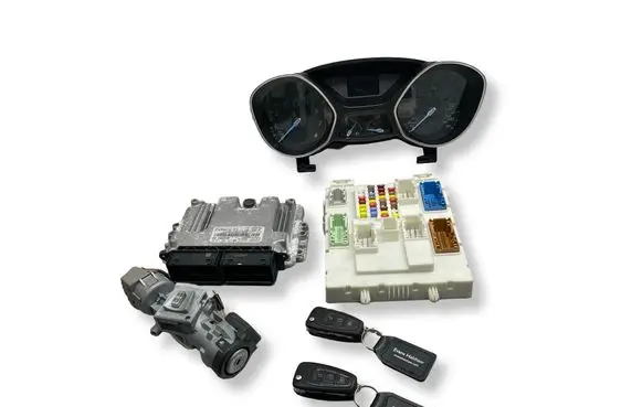 Ford C-MAX II Engine ECU kit and lock set CV6112A650ADE 0261S09463 CV6A12B684BB