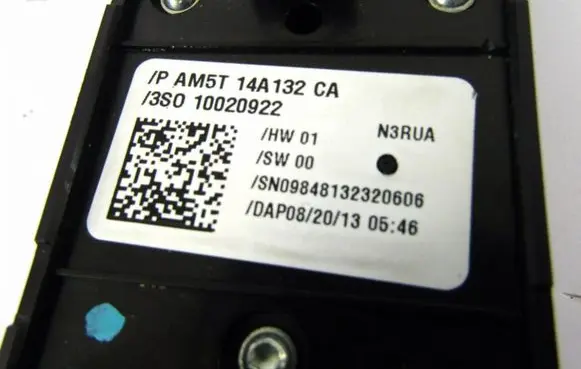Ford Kuga II Electric window control switch AM5T