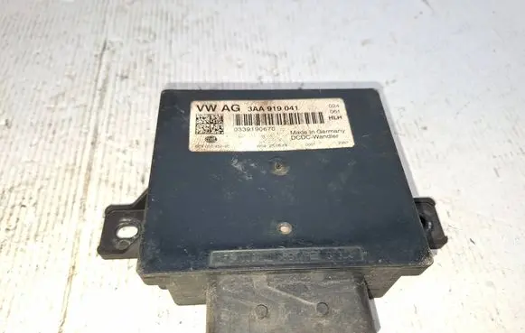 Volkswagen PASSAT B7 Power management control unit 3AA919041 8ES01045240 0339190670