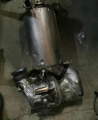 Mercedes-Benz C W205 Catalyst/FAP/DPF particulate filter A6541407300