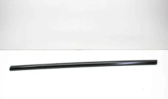 Front door glass trim molding
