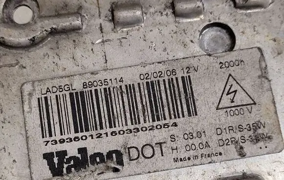 Citroen C5 Xenon control unit/module 89035114