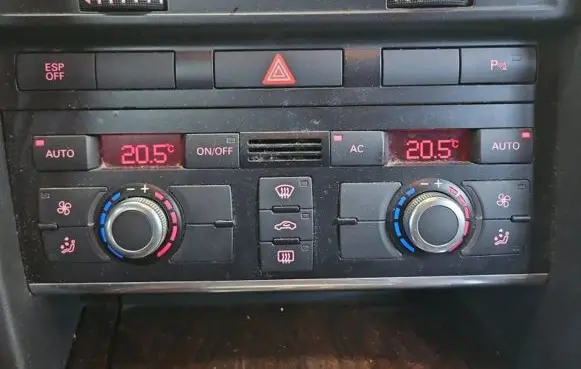 Climate control/heater control trim