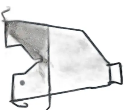 Mercedes-Benz Citan W415 Spare wheel mounting bracket 