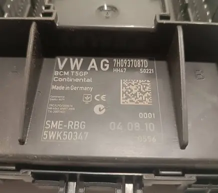 Volkswagen Transporter - Caravelle T5 Other control units/modules 5WK50347 7H0937087D