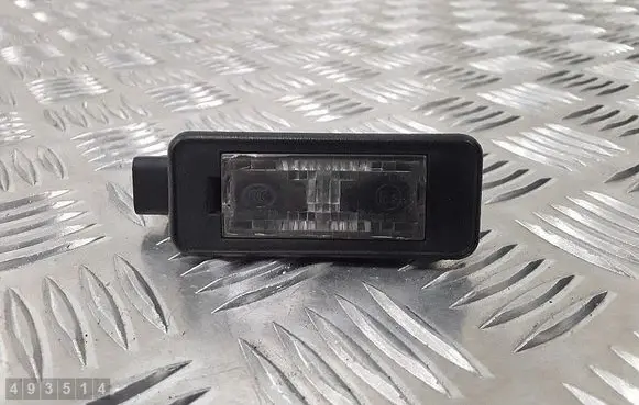 Peugeot 207 CC Number plate light E206010 9682403680