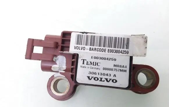 Volvo S40, V40 Airbag deployment crash/impact sensor 30613043 E003004259 00000757MM