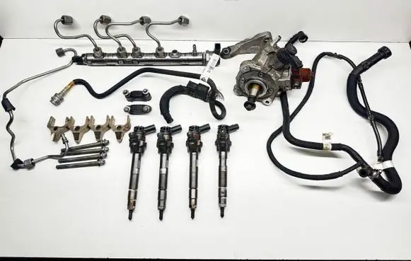 BMW 5 F10 F11 Fuel injection system set 7810696 0445010517 130907