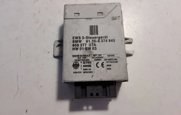 BMW 5 E39 Immobilizer control unit/module 61358374945 608377UTA