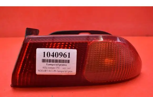 Alfa Romeo 156 Rear/tail lights 60620136