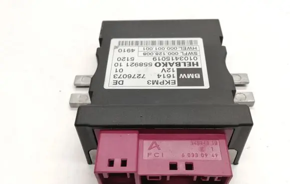 BMW 5 F10 F11 Fuel injection pump control unit/module 7276073