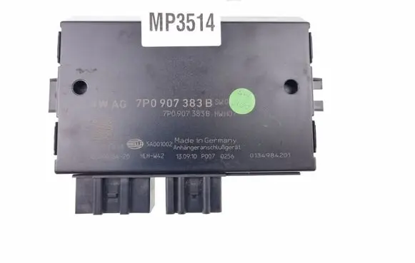 Volkswagen Touareg II Tow bar trailer control unit/module 7P0907383B