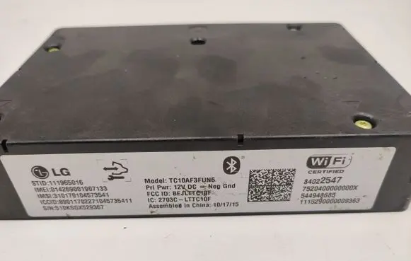 Chevrolet Camaro Bluetooth control unit module 84022547