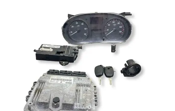 Renault Trafic II (X83) Engine ECU kit and lock set P8200943317 0281017065 8200935115