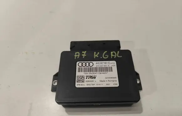 Audi A7 S7 4G Hand brake control module 4H0907801E 4H0907801A A2C53383282