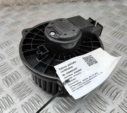 Mazda MX-5 ND Heater fan/blower T951716A
