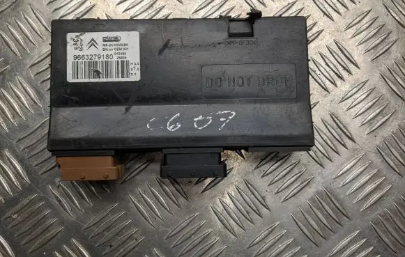 Citroen C6 Seat control module 9663279180 016495