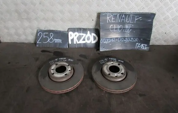 Renault Megane I Front brake disc 258MM