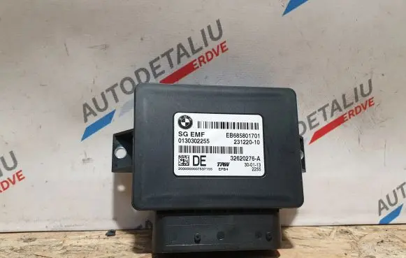 BMW 5 F10 F11 Rear brake EMF control unit/module 6858017 32620276