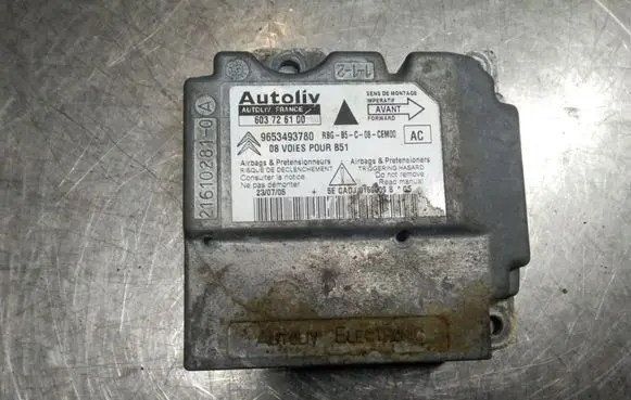 Citroen C4 I Airbag control unit/module 9653493780 603726100