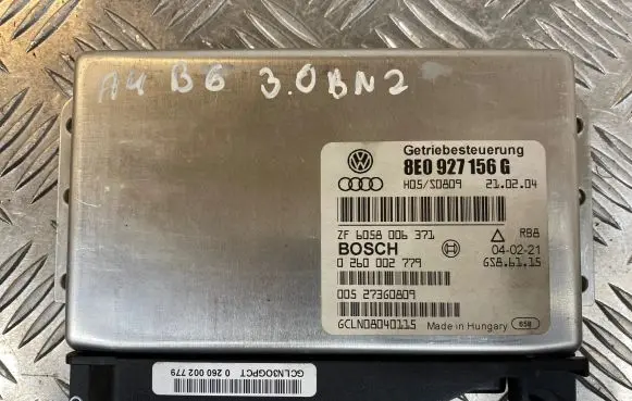 Audi A4 S4 B6 8E 8H Gearbox control unit/module 8E0927156G 6058006371 0260002779