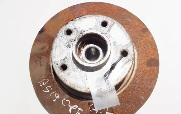 Renault Megane III Rear brake disc neventiliuojamas
