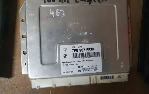 Porsche Cayenne (92A) Air suspension control unit module (rear) 7P0907553K 15152801482 D00182116122