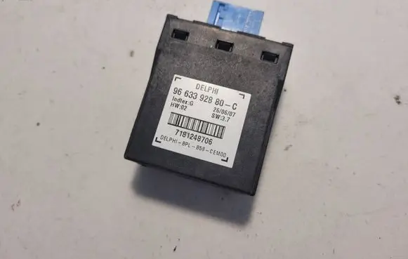 Citroen C4 I Picasso Alarm control unit/module 9663392880 7181248706