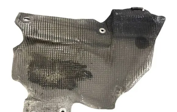 Heat shield in engine bay