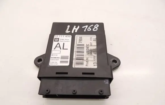 Opel Signum Door control unit/module 13111456 D168