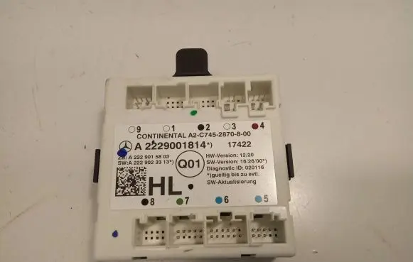 Mercedes-Benz GLC C253 Door control unit/module A2229001814 A2229023313 A2229015803