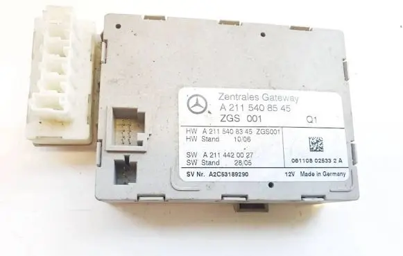 Mercedes-Benz E W211 Other control units/modules a2115408545 a2115408345