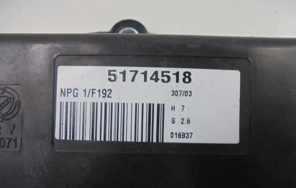 Fiat Stilo Door control unit/module 51714518