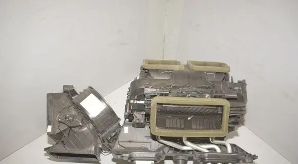 Interior heater climate box assembly