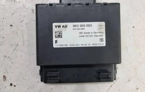 Audi A5 Sportback 8TA Other control units/modules 8K0959663 111002109