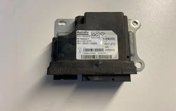 Renault Espace V (RFC) Airbag control unit/module 632199300F 985105127R 634412300A