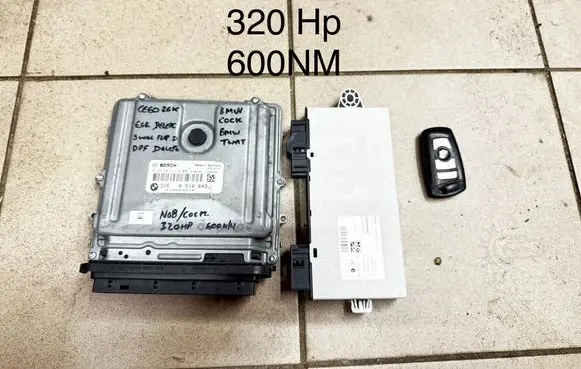 BMW 5 F10 F11 Engine ECU kit and lock set 8510643 0281016938 030068916