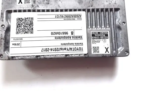 Toyota Yaris Engine control unit/module 