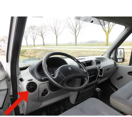 Renault Master II Dashboard side air vent grill/cover trim 223708